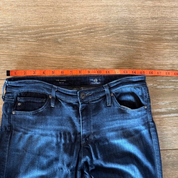 AG Adiano Goldschmied The Angel Bootcut dark wash jeans size 28R - Picture 3 of 12